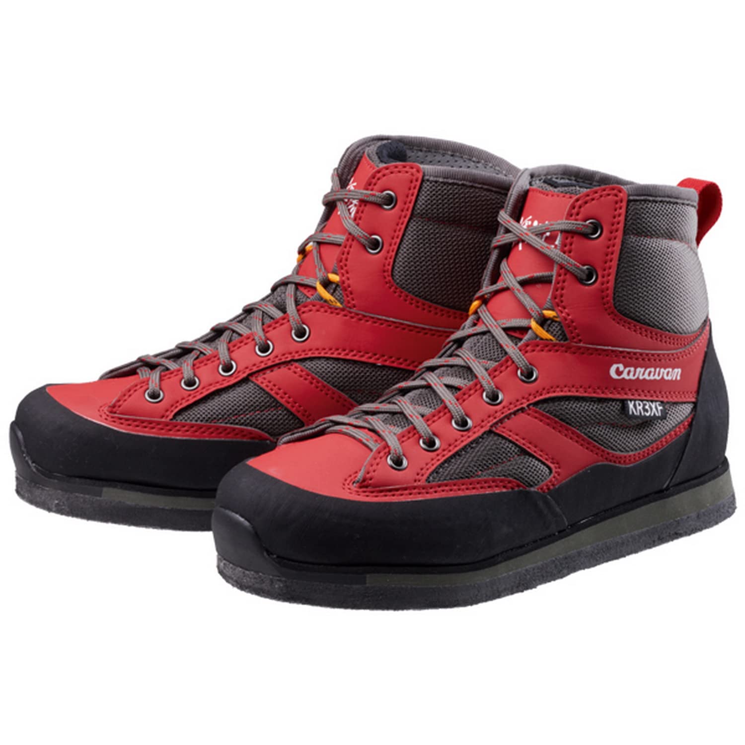 

Caravan KR 3XF 220 Red Shoes for River Climbing and Headwater Size cm Fishing, 24.5