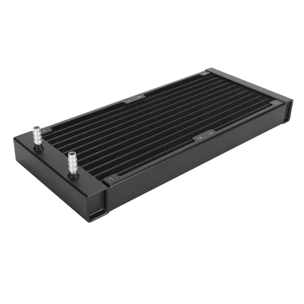 Water Cooling 12 Pipe 1bar Pressure Test Aluminum Alloy Computer Heat Exchanger for 6 To 7mm Soft Hose