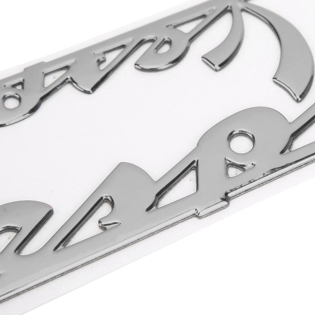 Emblem Sticker, Decorative Durable Badge Decal for Personalization and Upgrade (Silver)