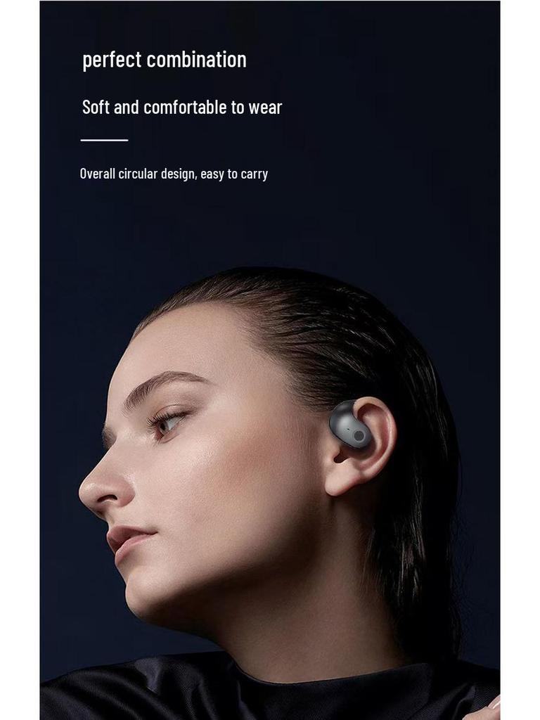 Little Coconut Ball TWS Ear-Hook Bluetooth Earbuds: Wireless, Noise-Cancelling, Long Battery Life for Sports