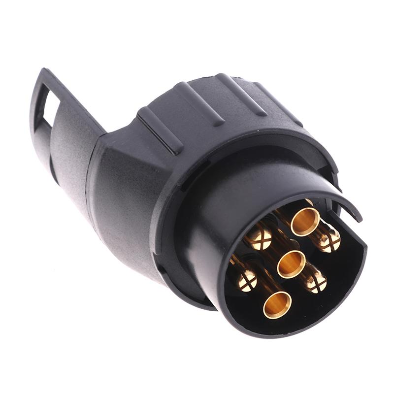 Conector Adaptador de Reboque 12V 7 Pinos para 13 Pinos Conversor Elétrico para Caravana