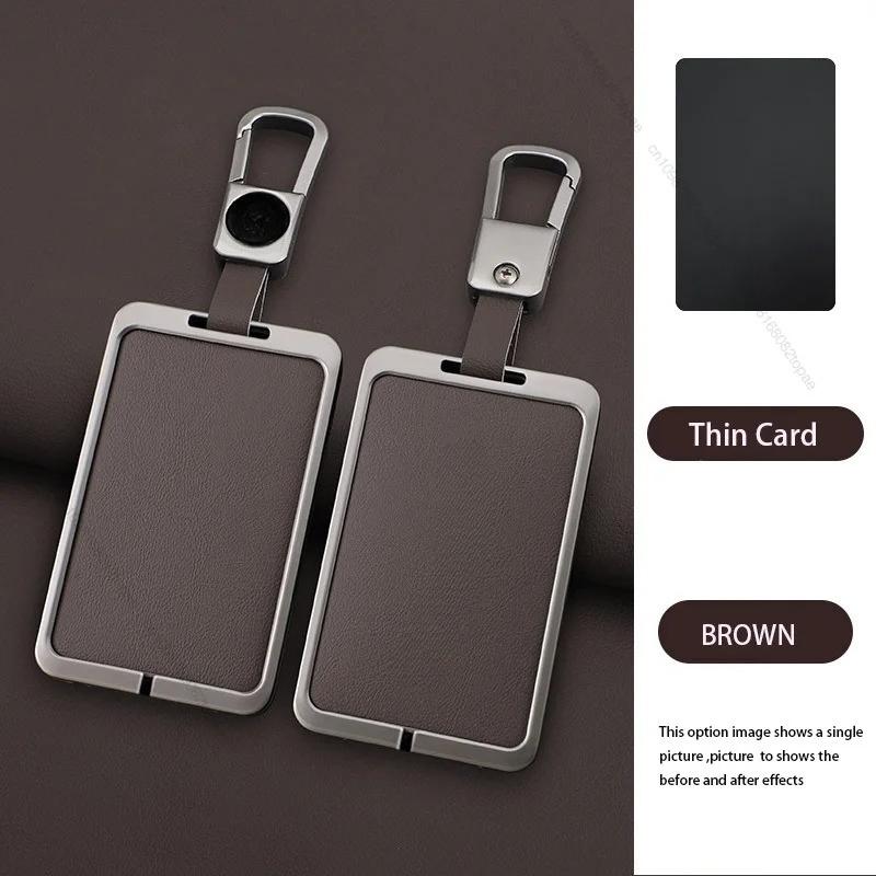 For Leapmotor C10 C11 C16 Zinc Alloy Leather Car NFC Card Remote Key Cover Case Protector Holder Shell Auto Kychain Accessories