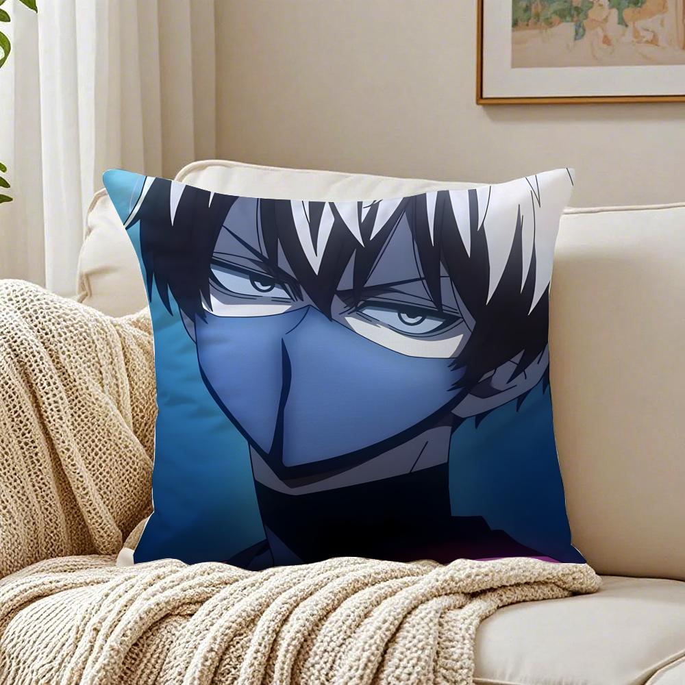 

Dark Action Anime TTougen AAnki Cushion Cover Linen Pillowcase Soft for Sofa Bed Home Room Decor 30x30cm