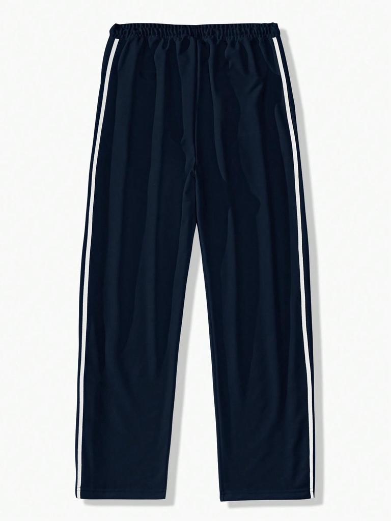 Men's European High-Street Retro Joggers with Button Details