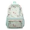 Dog Printed Backpack Student Lightweight Schoolbag Girls Large Capacity Backpack