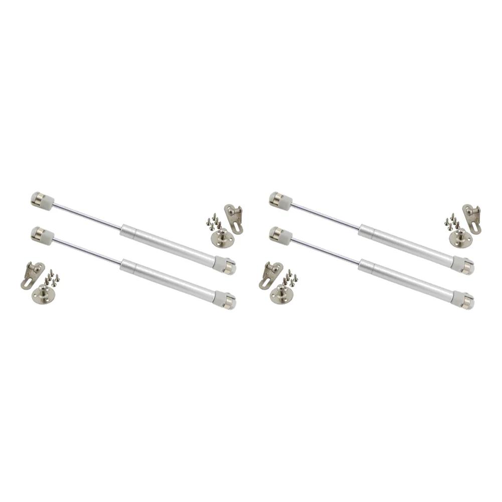 6PCS 80N/100N/120N Furniture Hinges Stay Soft Close Open 2pcs Hydraulic Furniture Door Lift Support Silent for Kitchen Cupboard