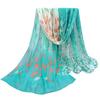 Women Design Printed Silk Soft Silk Chiffon Shawl Wrap Wraps Scarf Scarves
