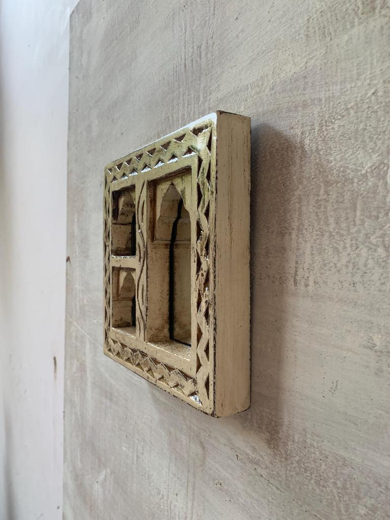 Handmade Hand Painted Jharokha Wall Decor: Indian Home Decor