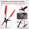 8 Inch Electrical Connector Disconnect Pliers Set Hose Clamp Pliers Fuel Line Separator & Spark Plug Removal Tool Welding Pliers