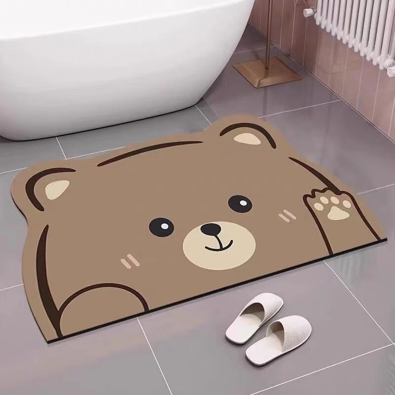 Quick-Dry Absorbent Non-Slip Bathroom Mat