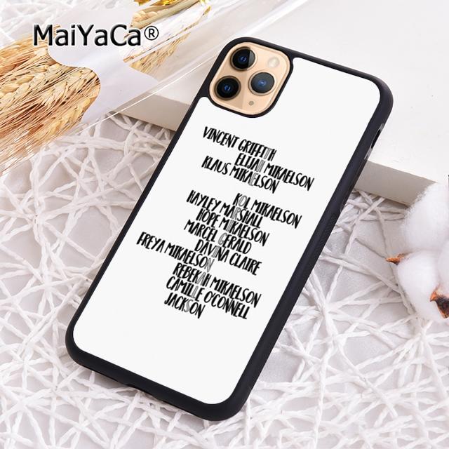 

MaiYaCa The Vampire Diaries Quotes Art Phone Case For iPhone 17 Air 16 15 plus 11 12 13 14 pro max shell coque iPhone 11pro max