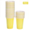 50Pcs 450ml Disposable Party Plastic Cup Party Game Supplies for Bar Parties Playing GamesYellow