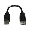 USB 2.0 A To A Extension Cable 15cm - M/F - USB 2.0 Extension Cable 15cm - USB A To A Extension Cable - M/F - USBEXTAA6IN