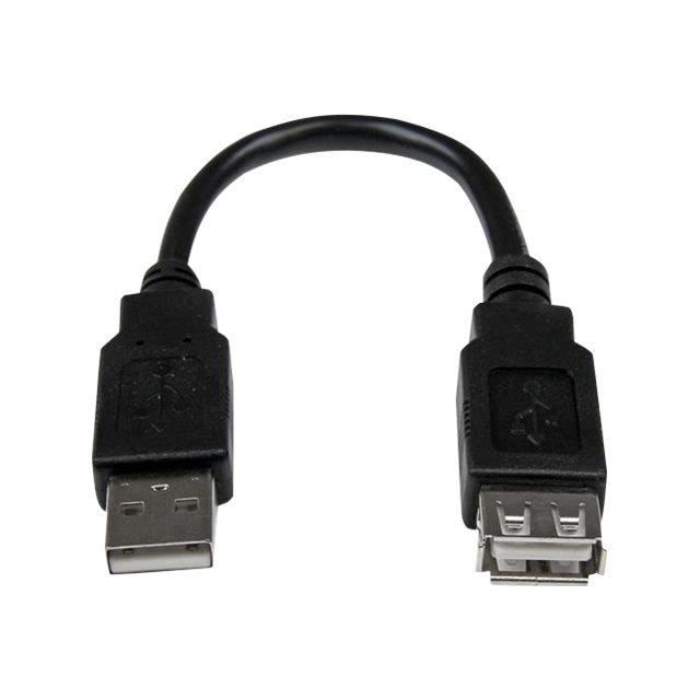 USB 2.0 A To A Extension Cable 15cm - M/F - USB 2.0 Extension Cable 15cm - USB A To A Extension Cable - M/F - USBEXTAA6IN