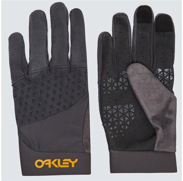 Велосипедные перчатки Oakley Drop In MTB (черные)