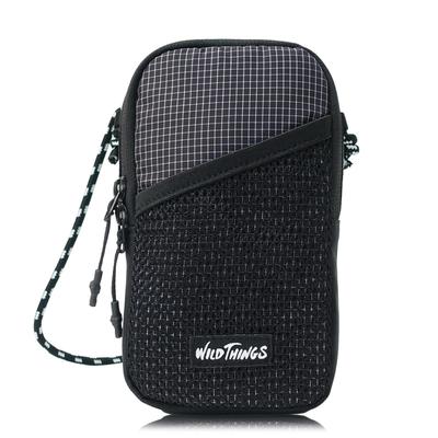Wild Things Black 2 Shoulder Compact and for Smartphones X-PAC (Spectra) Pouch, WT-380-3606, Lightweight,