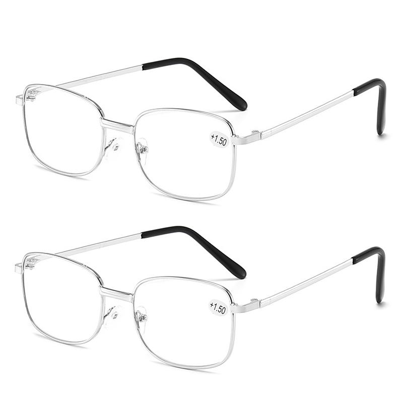 Classic High-Quality Half-Frame Reading Glasses Mens Vintage Natural Original Stone Presbyopia Eyeglasses  Diopter +1.0 To +4.0