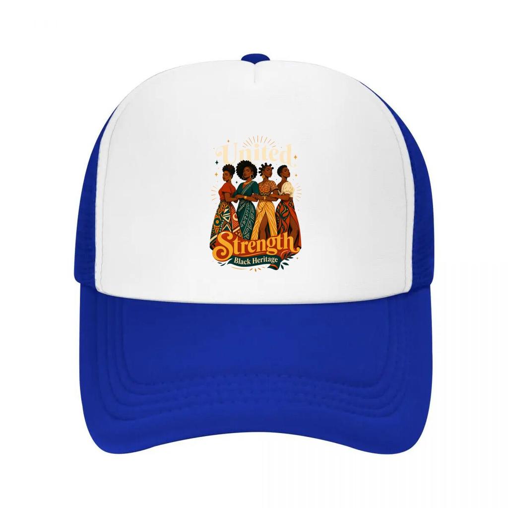 United Strength Black Heritage Siste Mesh Baseball Cap Casual Hat Outdoor For Womens Unisex FeUnisex