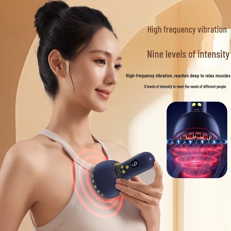 CHIGO Wireless Red Light Heating Vibration Massager CN plug (adapter included)