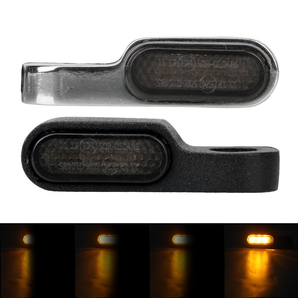 DC 12V 1 Paar Blinker Aluminiumlegierung für Cafe Racer Scooter ATV Motobike LED Blinker Licht Motorrad Signallampe Indikatoren