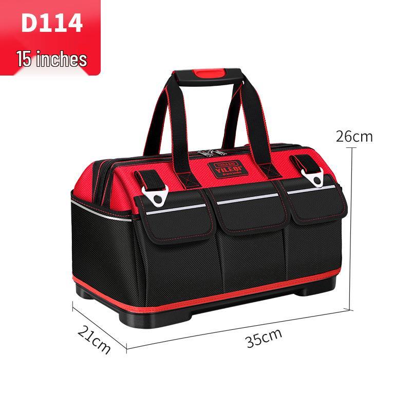 Bolsa de herramientas para electricista: Lona Impermeable y Duradera con Diseño Ampliado y Resistente al Desgaste para un Almacenamiento Conveniente y Multifuncional.
