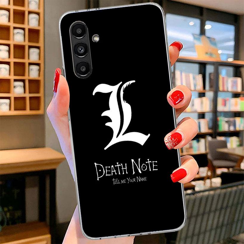 N-Note D-Death Anime Ryuk Phone Case For Samsung Galaxy A17 A37 A57 A16 A26 A36 A56 A15 A25 A35 A55 A14 A24 A34 A54 A13 A23 A33