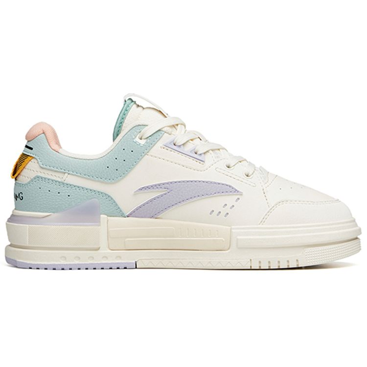 Anta Casual Versatile Low-Top Sneakers Women Sneakers White Gray Green 922138061-4