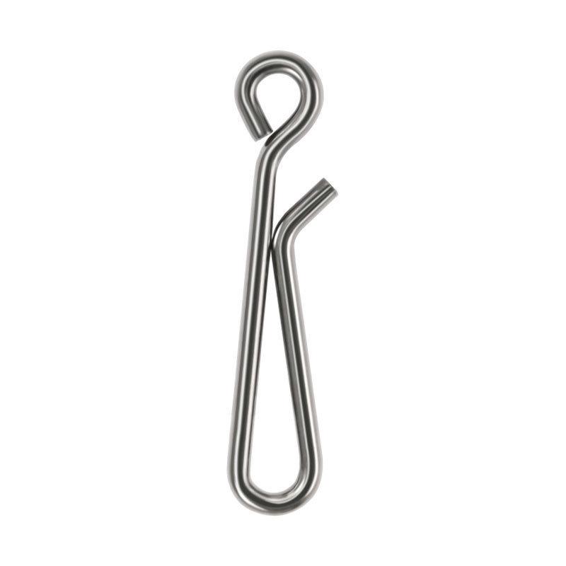 Quick Connect Snap Swivel for Fishing with Attached Leader Line Clip