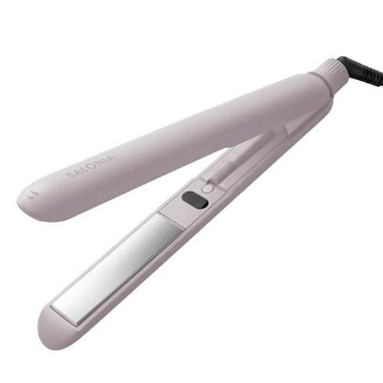 SALONIA Smooth Shine Straight Iron Hair 24mm Pink
