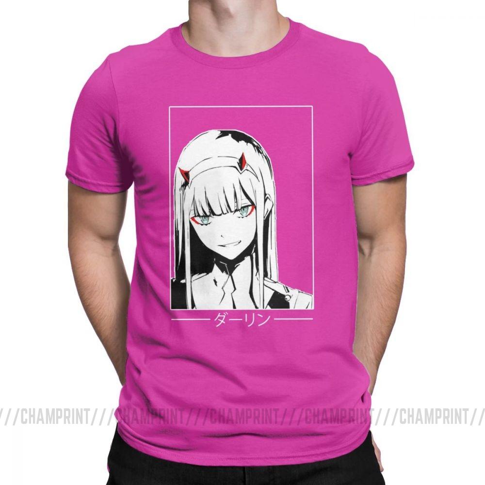 Cool Zero Two T Shirt Darling In The Franxx Movie Koszulka męska 100 bawełna