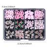Glass Crystal 3D Fingernail Rhinestones Mixed Shape DIY Nail Art Decorations  for Women