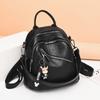 Soft Leather Backpack Travel Small Backpack Dual-purpose Large-capacity Schoolbag Single Shoulder Middle-aged Women Handbag Bags