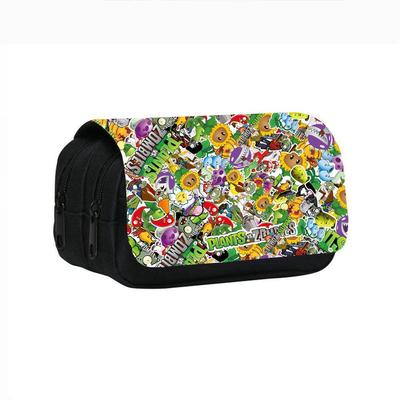 Plants Vs. Zombies Double-Layer Pencil Case for Students