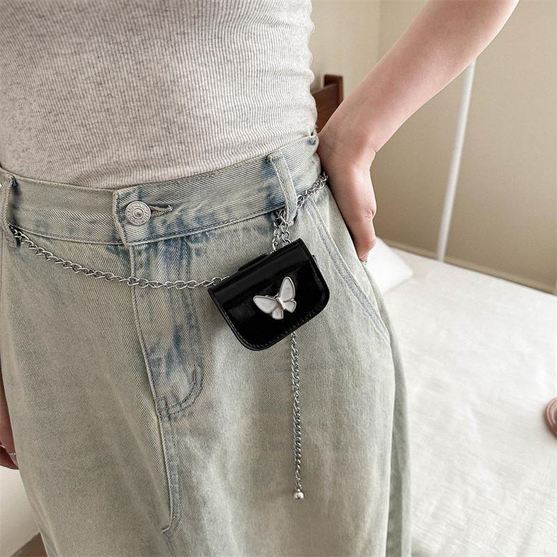 Fashionable Unique Butterfly Decorated Shoulder Bag For Women 2024 Spring New Cross Saddle Armpit Bag