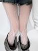 Women Sexy Spider-patterned Fishing Net Stockings Japanese Style Sheer Tights JK Gothic Halloween Hollow Out Fishnet Pantyhose