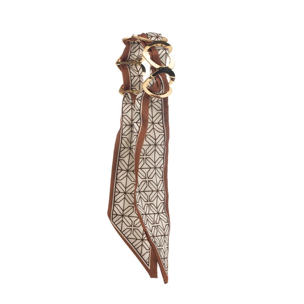 Шелковый шарф, обернутый лентой, браслеты-манжеты, леопардовый принт, этнический стиль, браслет, украшение Style 4