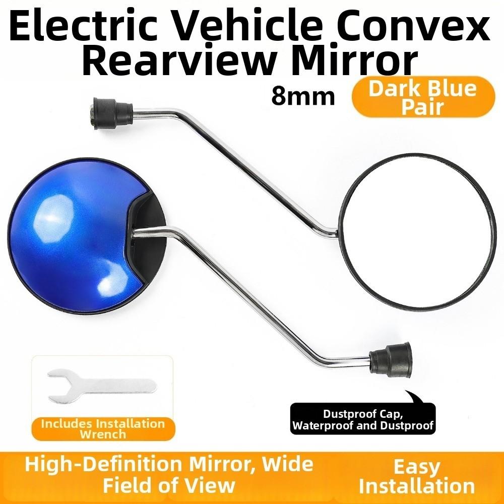 1Pair Universal Electric Scooter Rearview Mirror  for GY6 50cc 125cc 150cc Chinese ATV QUAD