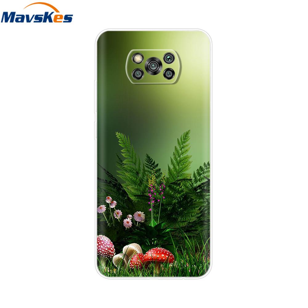 Pour Xiaomi POCO X3 Coque Pour Poco X3 Pro NFC Silicone Souple Arrière Pour Poco X3 POCOX3 X 3 NFC 6.67'' Fundas Coques Coque Pare-chocs