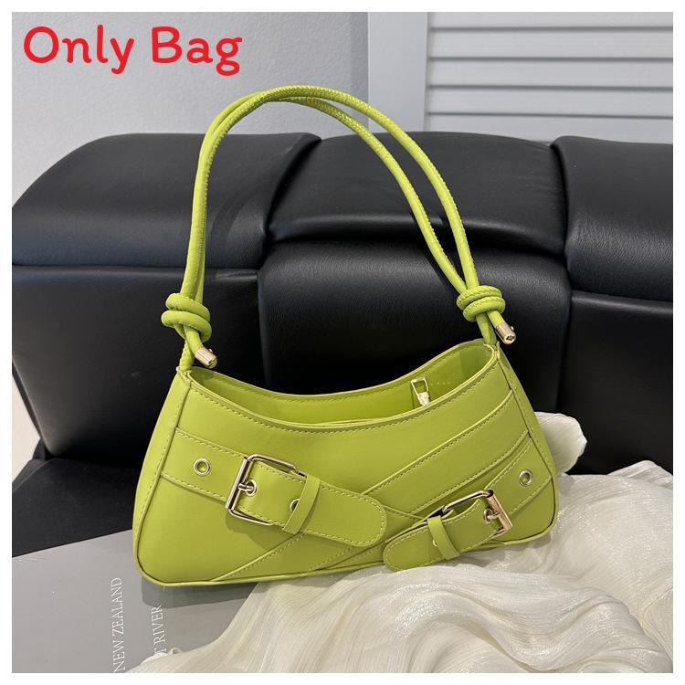 

Trendy Womens Shoulder Bag With Soft Structure And Single Strap For Casual Daily Wear зелений