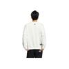 Adidas Originals Solid Color Logo Print Pullover Crew Neck Sweatshirt Men Tops White HS7277