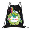 Custom K-KeroKeroKeroppies Drawstring Bags Men Women Foldable Sports Gym Sackpack Frog Cartoon Shopping Storage Backpacks