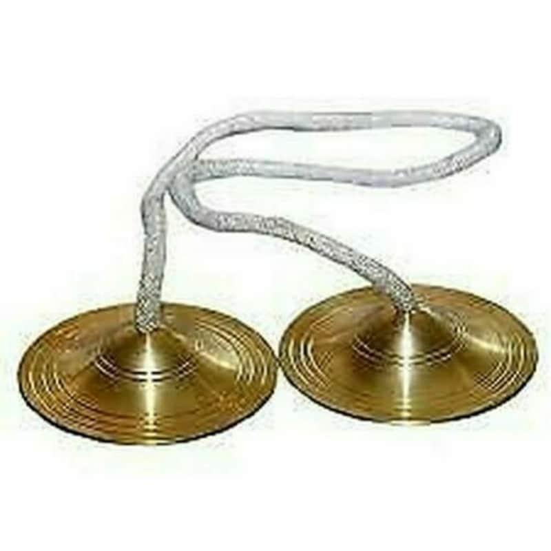 Handcrafted Brass Manjeera Cymbals | Traditional Indian Musical Percussion