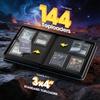 ProCase Card Trading Card Trading Card Card Fan 4 Holds 144 Cards Navy File, Case, Binder, Case, TCG, Activity, Pockets, -
