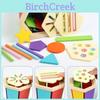 Wooden Color Sorting Cups Educational Toy For Toddlers And Early Learning