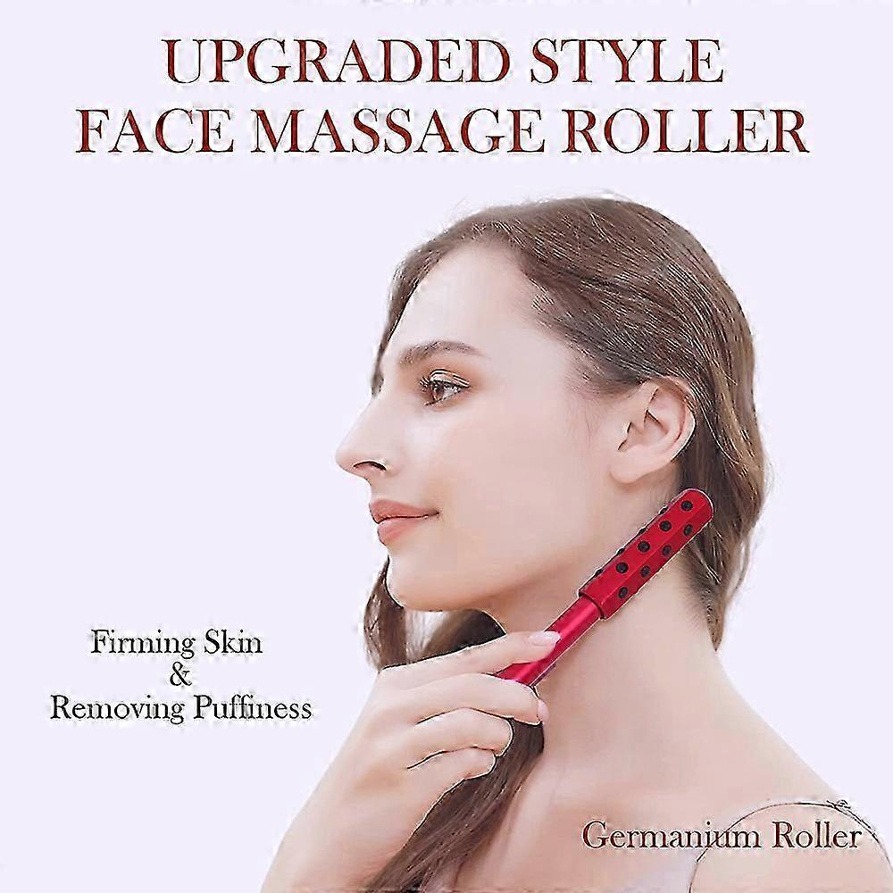 2025 Facial massage beauty stick, germanium stone lifting facial massage beauty roller