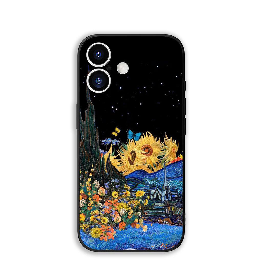 for Samsung Galaxy Note 20 Ultra 10 8 9 S10 Plus Lite S8 A70 A24 A25 S10E A21S A37 A57 A51 A7 Case Starry Night Van Gogh Sky Art