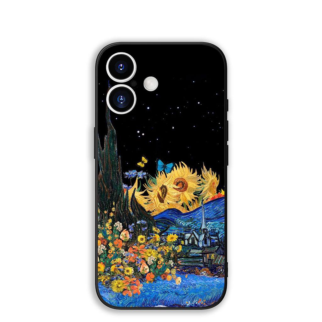 

for Motorola Moto G82 G20 G22 G23 G32 G8 G7 G9 Power Plus G41 G30 G71 E22 E13 E20 E32 Phone Case Starry Night Van Gogh Sky Art Motorola Moto G82