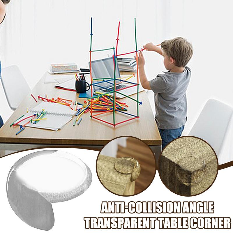 10pcs Children Anti Collision Corner Edge Protection Guards Baby Safety Corner Silicone Protector Table Soft Transparent