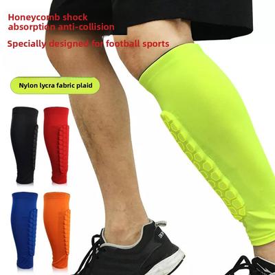 Honeycomb Calf Protection Football Sports Guards Basketball Anti-drop Leg Guards Socks Protective Gear Hot-selling Quick-drying Tight Leg Guards