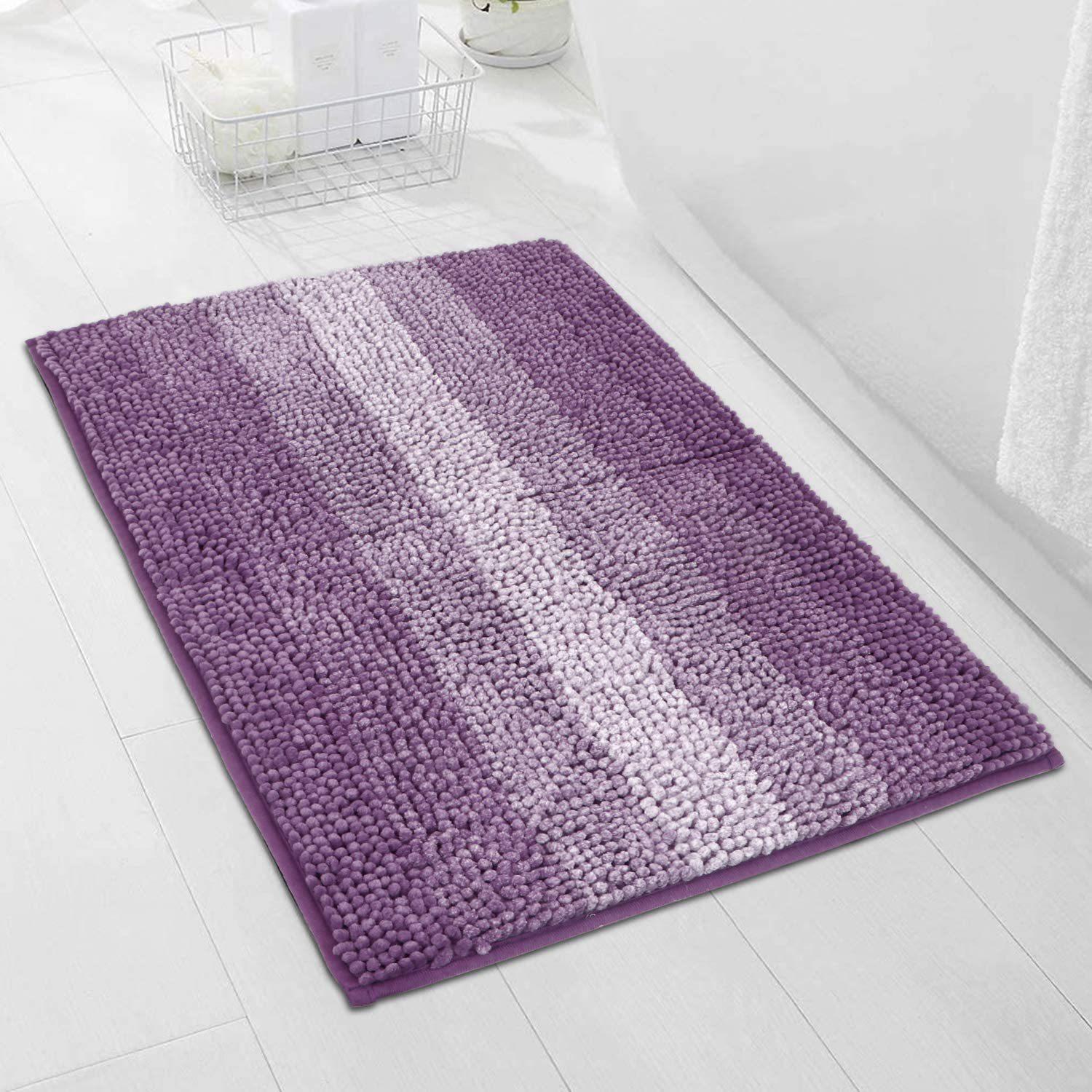 

Carpet Doormat Moisture-wicking Foot Mat Toilet Entry Floor Mat Bedroom Bathroom Restroom Slip-resistant Mat Durable 40x60cm